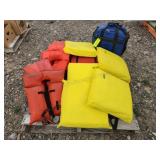 Life Vests & tackle box