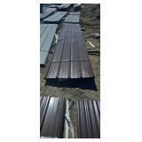 30 Pieces-- Brown Metal Roof Panels 16