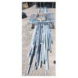 2 Chain Link Gates, Top Rail