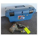 Air Nail Gun/Blue Tool Box