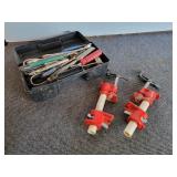 Sm Box of Tools/Box Small Clamps