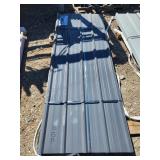 70 Pieces-- Gray Metal Roof Panels 7.87