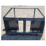 Skid Steer Bale Spear Plate (No Spears)