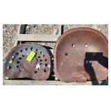 2-- Iron Tractor Seats