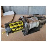 Champion 3000 lb Electric Winch