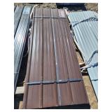 30 Pieces-- Brown Metal Roofing 7.87