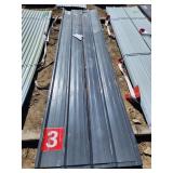 70 Pieces- Grey Metal Roof Panels 12
