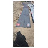 30 Pieces-- Grey Metal Roof Panels 16