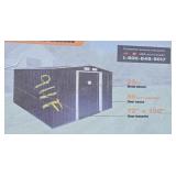 6 Ft X 8 Ft Galvanized Apex Roof Metal Shed