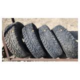 Hankook Studded Snow Tires with Rims