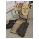 3-- Saddle Bags, 3-- Horse Blankets