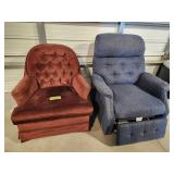 Red & Blue Chairs