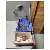 Crate of Vintage Hand Drills
