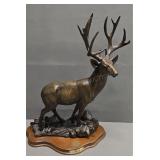 Bronze Deer on Stand