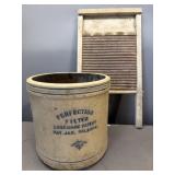 Wash Rack & Bean Crock
