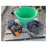 Buckets, & Gloves