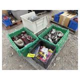 Vintage Auto Light Lenses,Marine Grade Receptacles