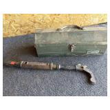 Small Tool Box w/ Tools & nail puller
