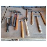 Variety of Hammers and Picks