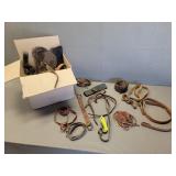 Box of Leather Remnants