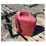 Trailer Jack & Gas Can