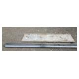 Metal Gutters w/ Piece of Tin