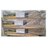 3--New Boulder Creek Galvanized 16 ft 6 Rail Gates