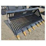Skid Steer Rock Bucket RB-14-72W