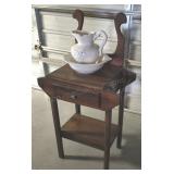 Vintage Wash Basin w/Pitcher & Bowl