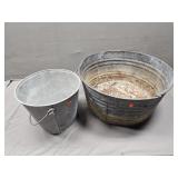 2 - Metal Tubs