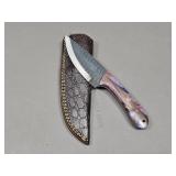 High Carbon Knife w/ Leather Sheath