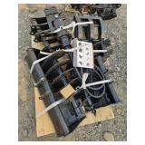 Set of 9 Mini Excavator Attachments