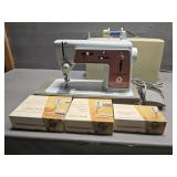 Singer Touch & Sew Sewing Machine & Extras