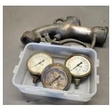 Vintage Gauges/ Vintage Nozzle