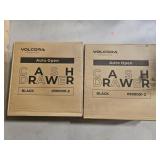 2 - Volcora Electric Cash Drawers - Black - New