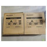 2 - Volcora Electric Cash Drawers - Black - New