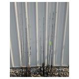 Variety of Fishing Poles