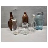 Vintage Glass Bottles & Jars