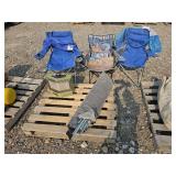 Propane Heater - Tent & Poles - (3) Camp Chairs