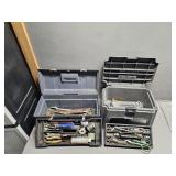 Step Stool Tool Box, Tool Box w/ Tools
