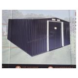 8 ft X 10ft Galvanized Apex Roof Metal Shed