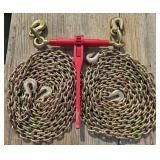 5400 lb Binder/ 2-  5/16" Chains