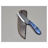 High Carbon Knife w/ Leather Sheath