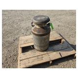 Vintage Milk Can & Lid