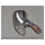 High Carbon Skinner Knife w/ Leather Sheath