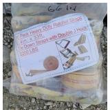 Yellow 10 Pack Heavy Duty Ratchet Straps