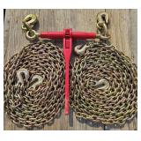 5400 lb Binder/ 2-  5/16" Chains
