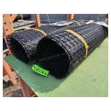 2 Rolls--Plastic Mesh Safety Fencing Roll