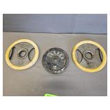 3 - 10 lb Weights