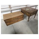 End Table/ 2 Drawer Trunk